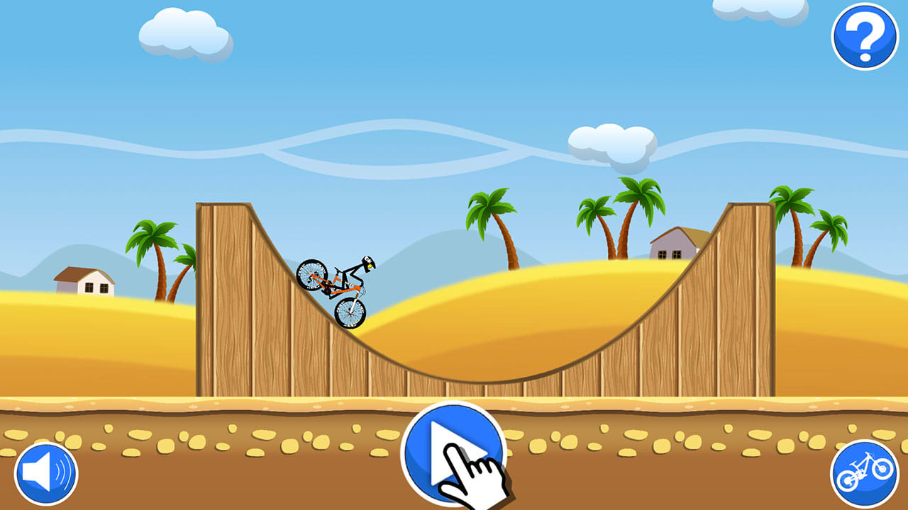 Mountain Bike Hill Climb Race: Real 2D Arcade Dirt Racing Games
