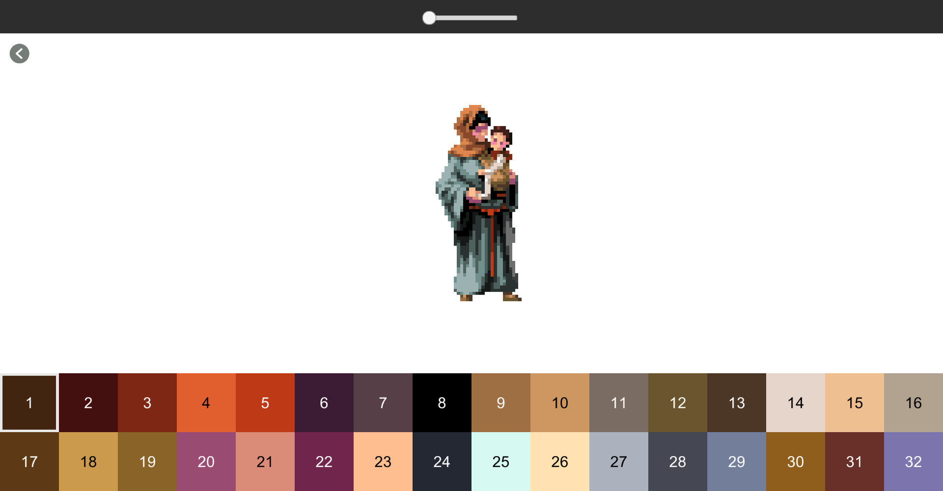 Coloring Pixel: Fantasy Characters