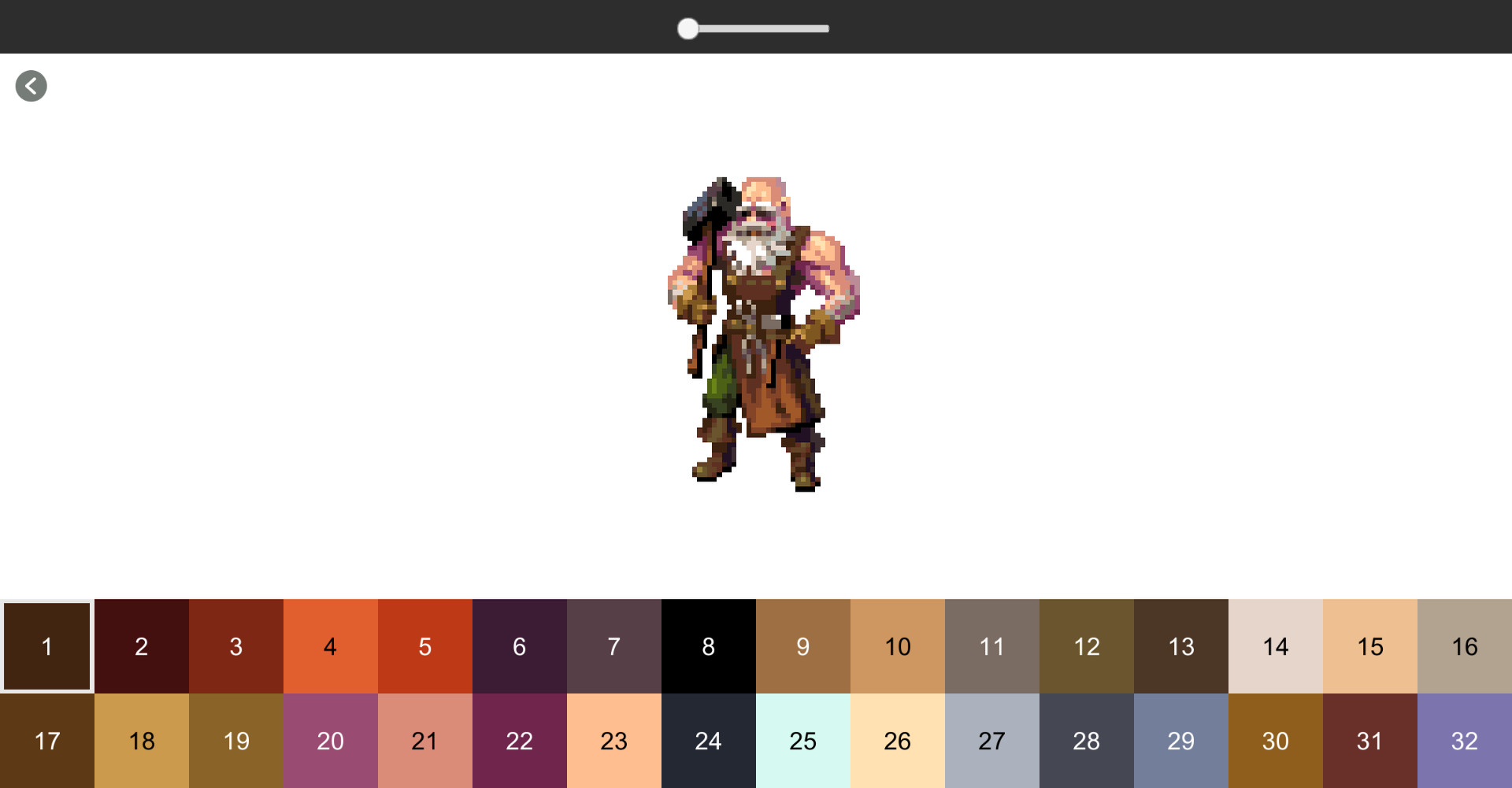 Coloring Pixel: Fantasy Characters
