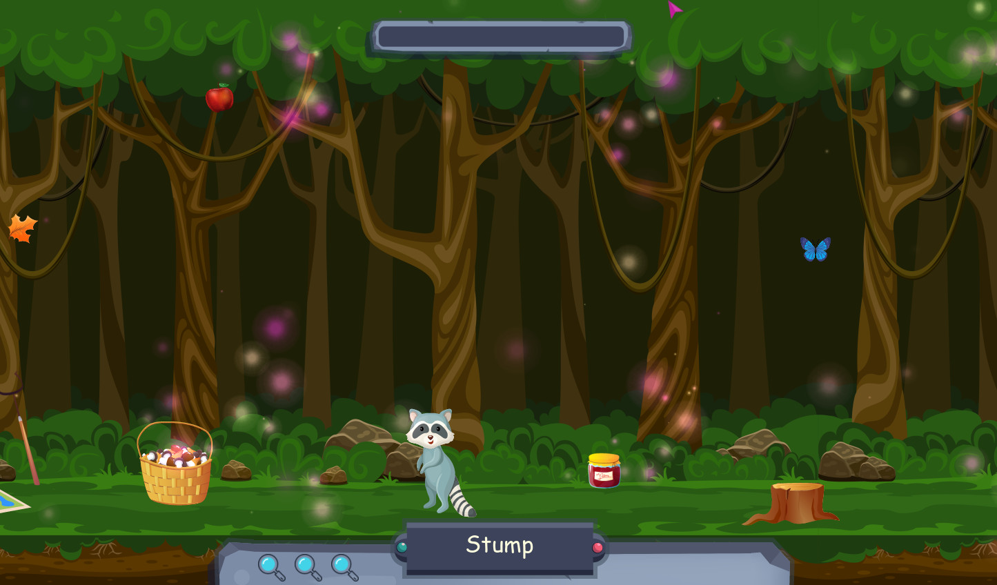 Searching for objects in the forest