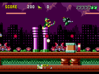 Gex the Gecko in Sonic the Hedgehog