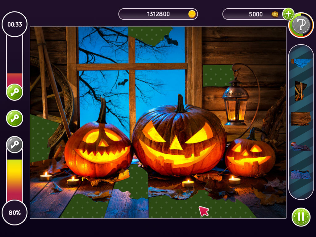 Holiday Mosaics: Halloween Puzzles