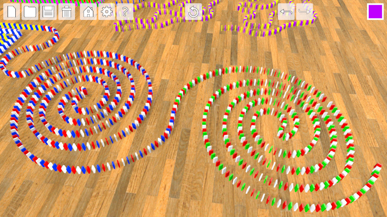Domino Effect: Build and Topple