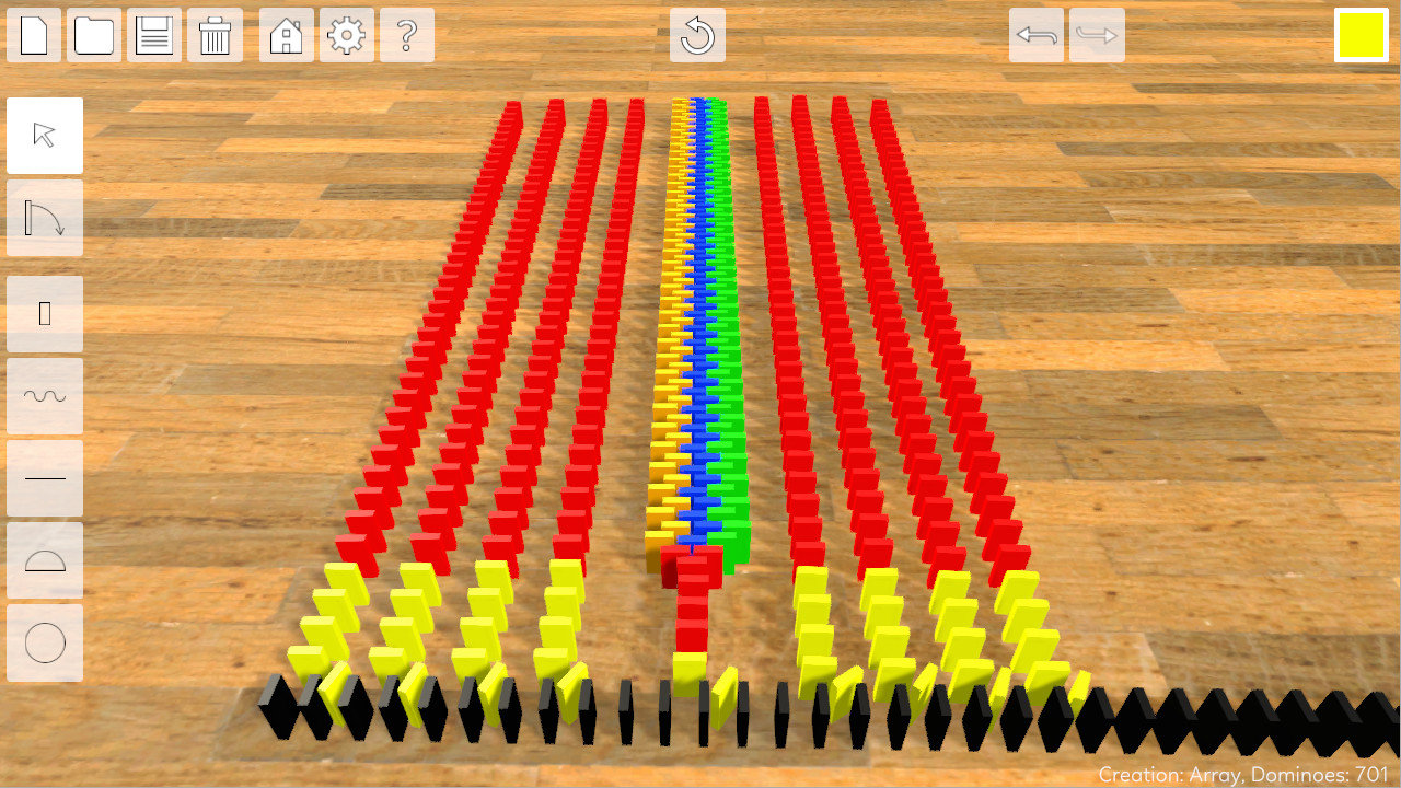 Domino Effect: Build and Topple