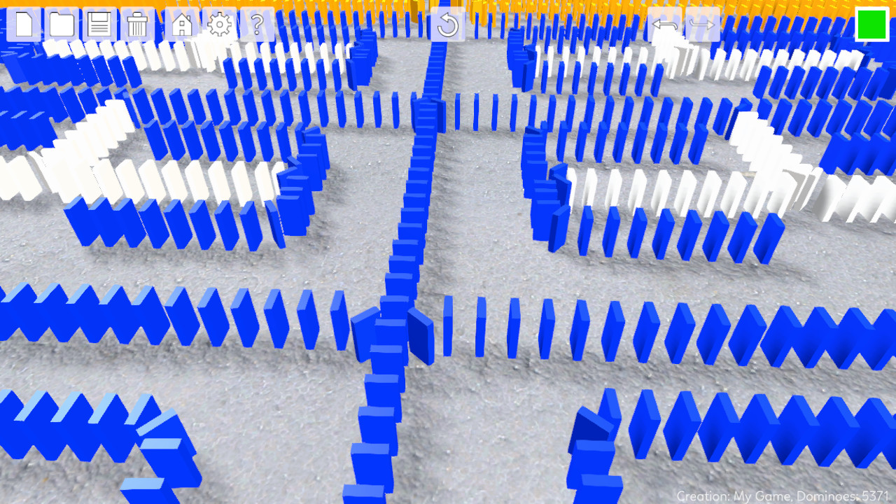 Domino Effect: Build and Topple