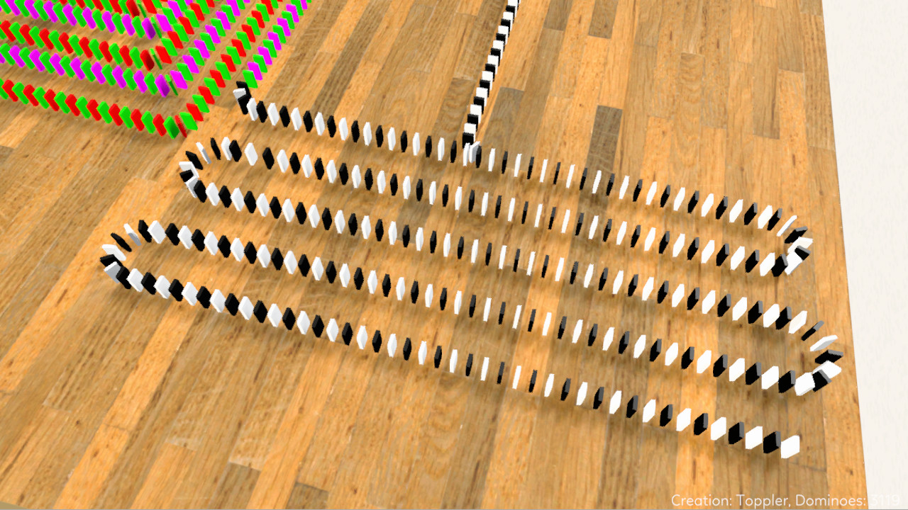 Domino Effect: Build and Topple