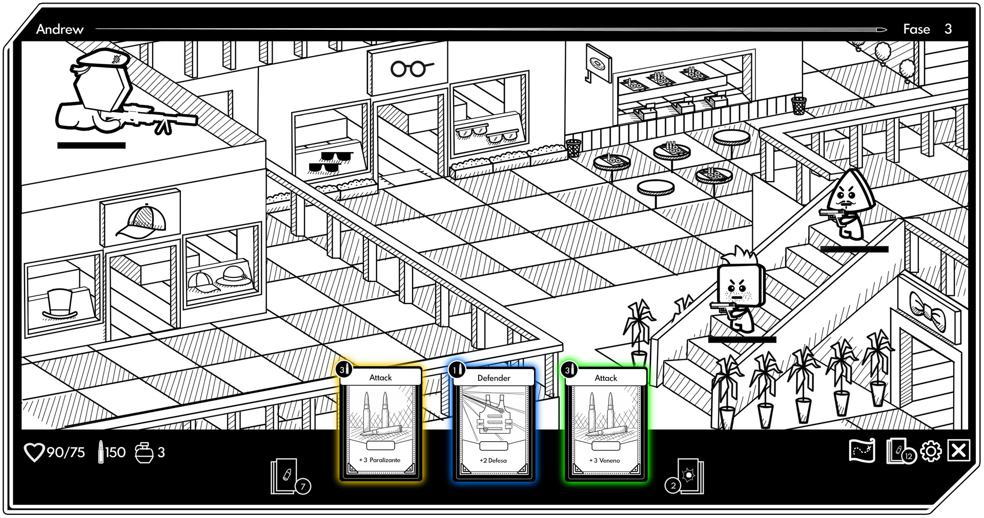 Geometric Sniper: Card Game