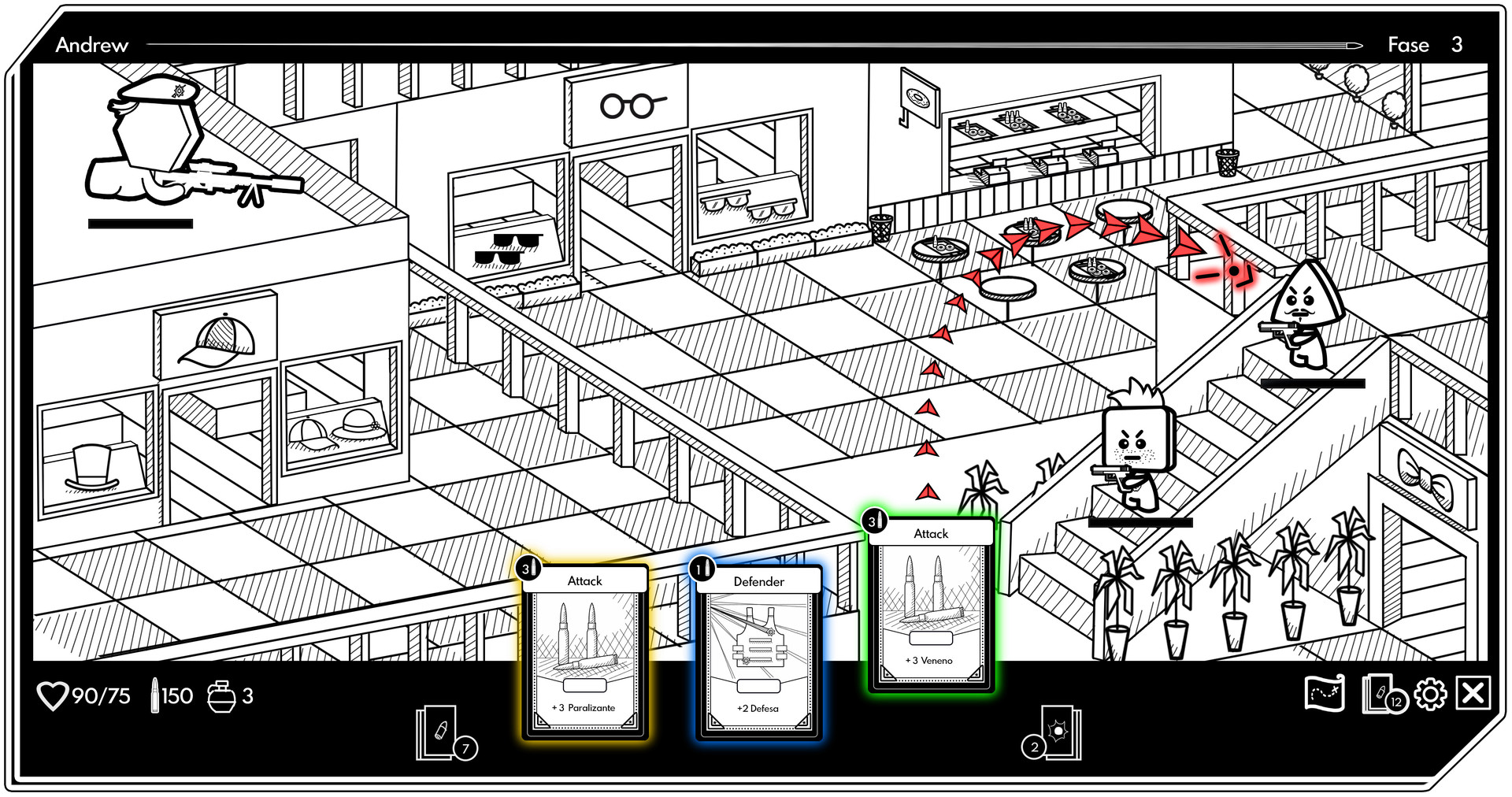 Geometric Sniper: Card Game