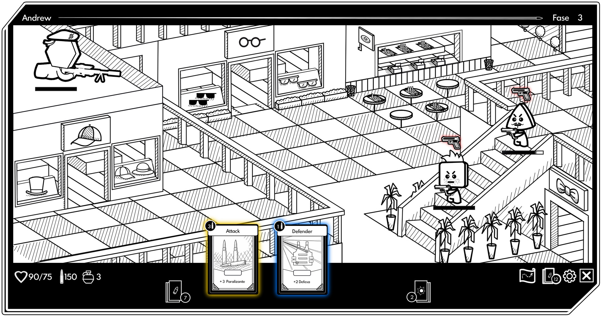 Geometric Sniper: Card Game