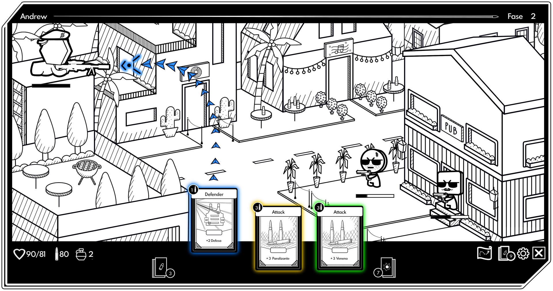 Geometric Sniper: Card Game