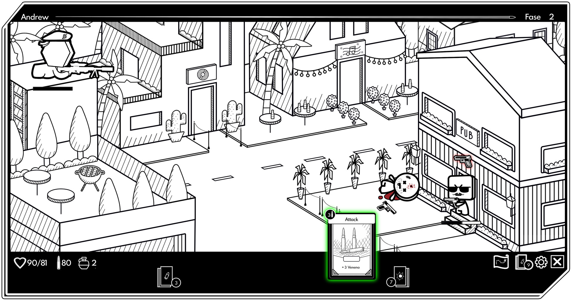 Geometric Sniper: Card Game