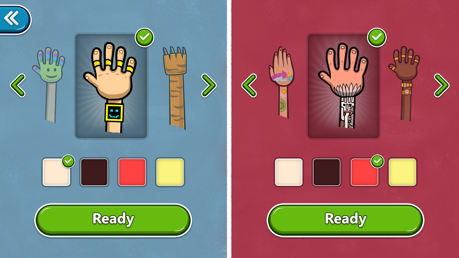 Red Hands: 2-Player Game