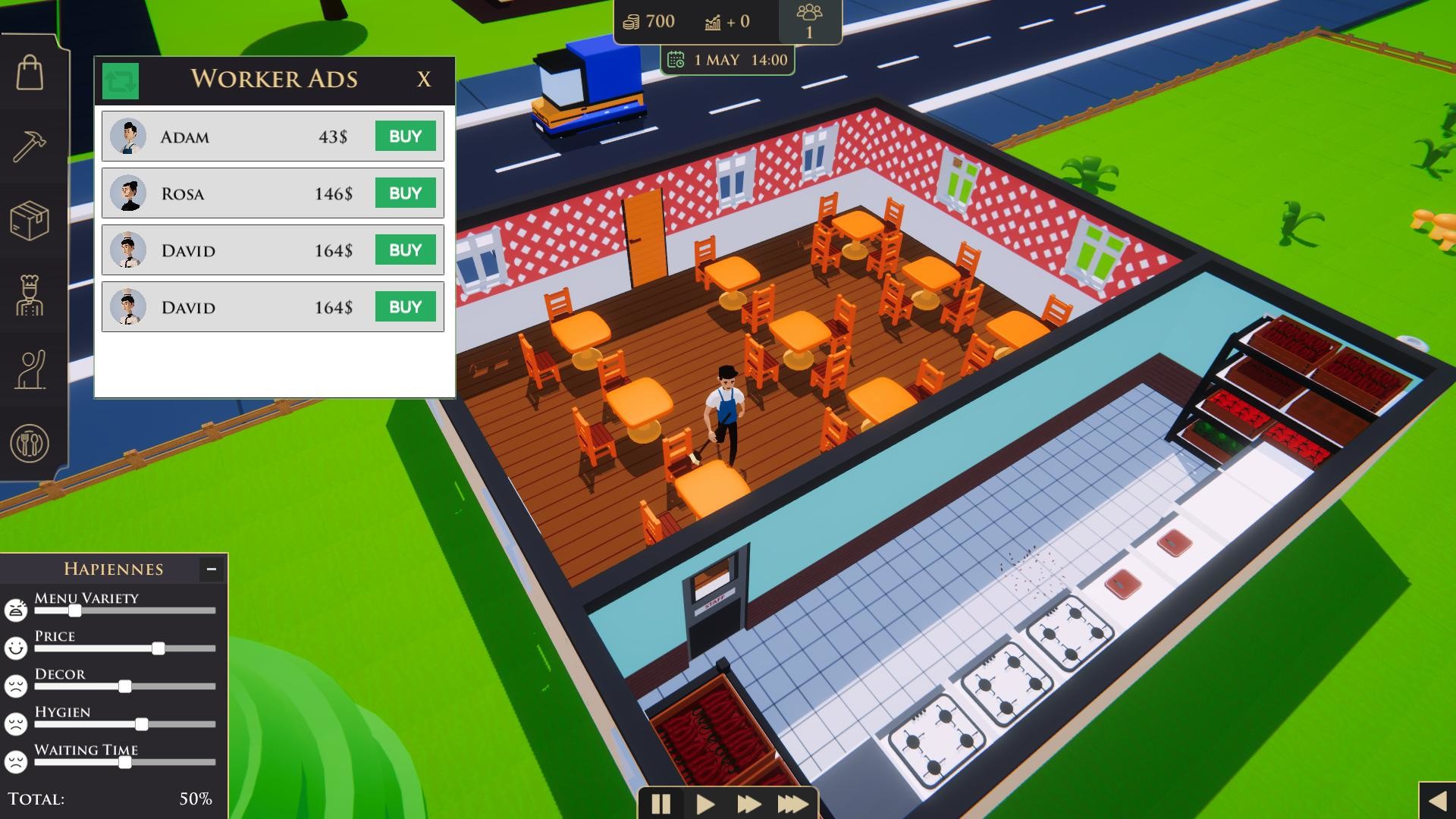 Check, please!: Restaurant Simulator