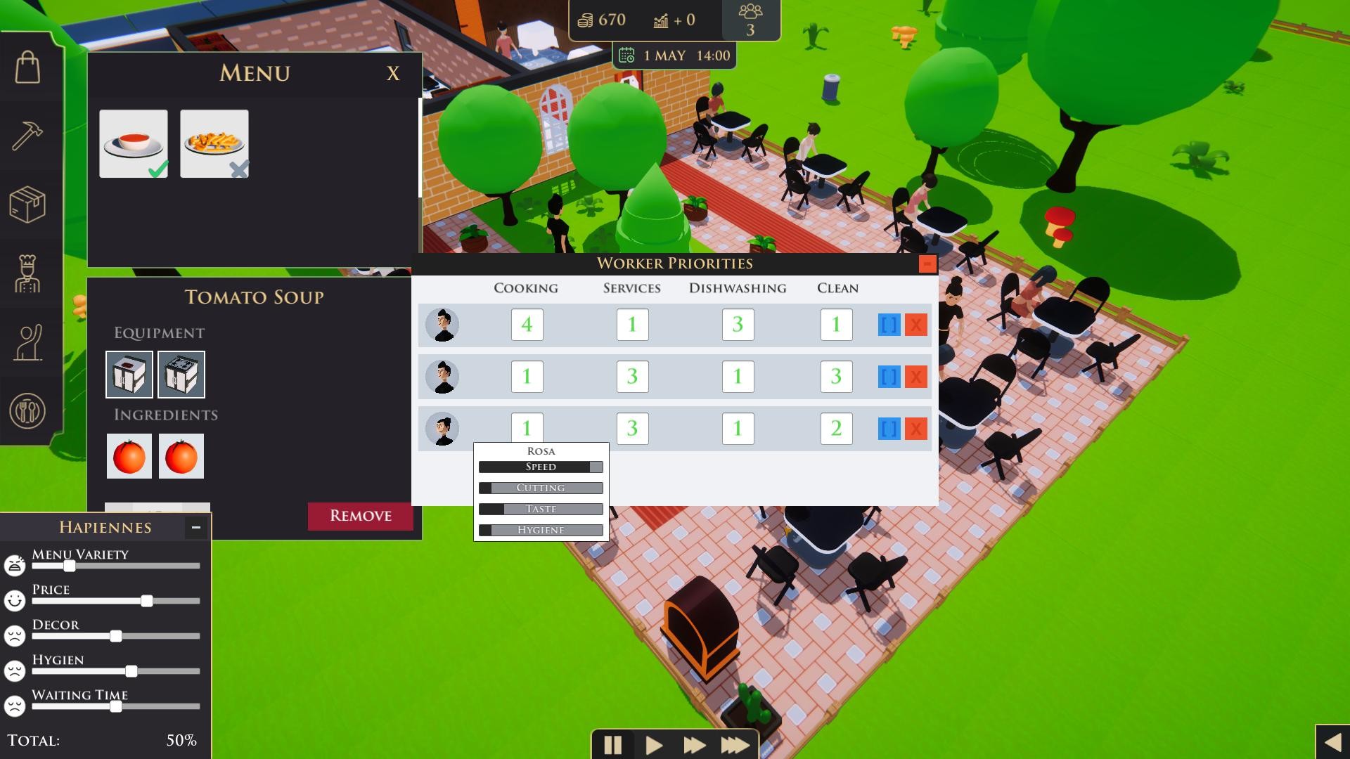 Check, please!: Restaurant Simulator
