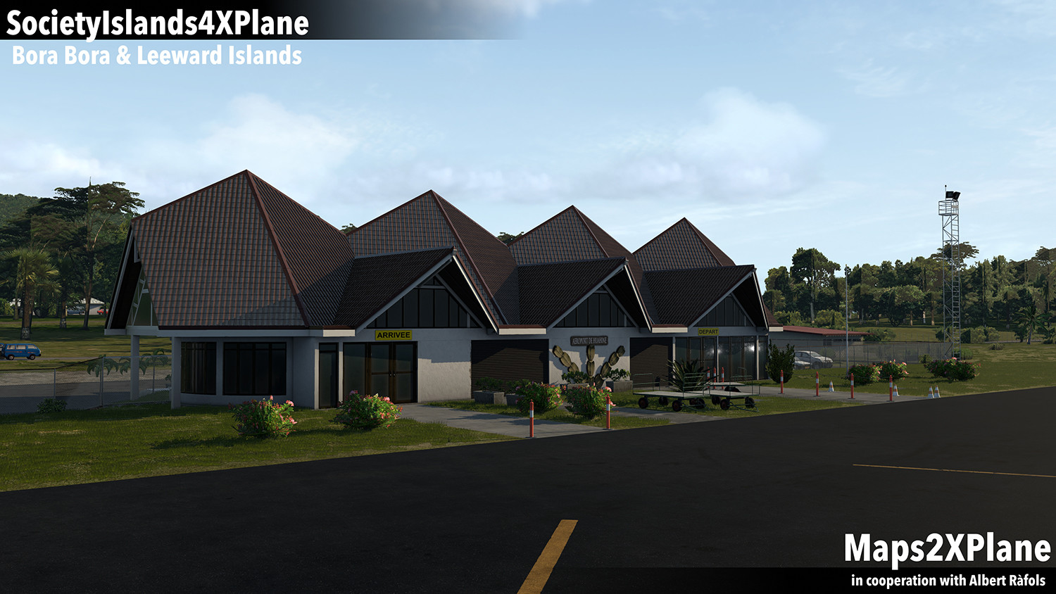 X-Plane 11: Aerosoft – Society Islands XP: Bora Bora &amp; Leeward Islands