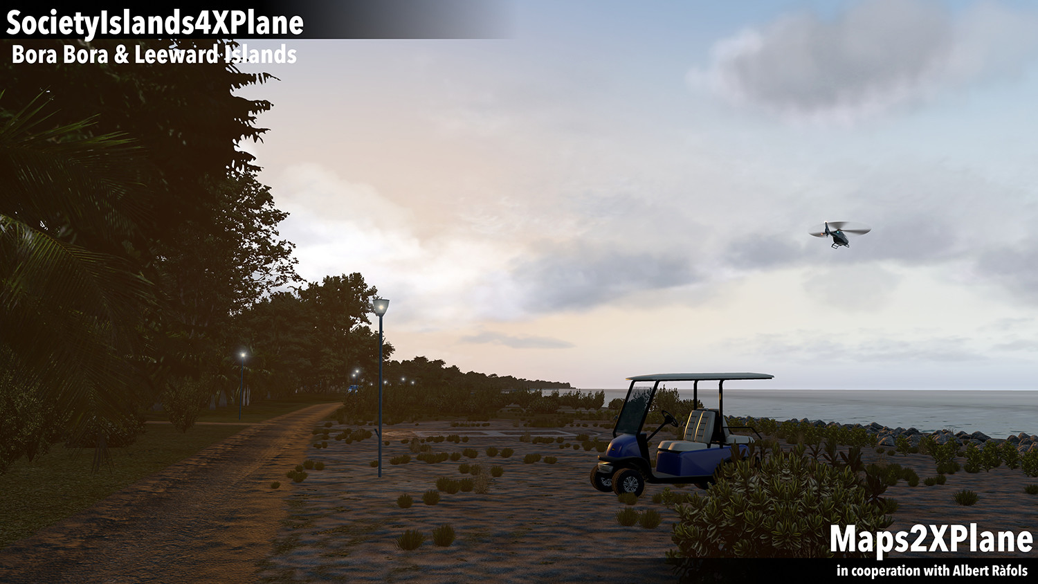 X-Plane 11: Aerosoft – Society Islands XP: Bora Bora &amp; Leeward Islands
