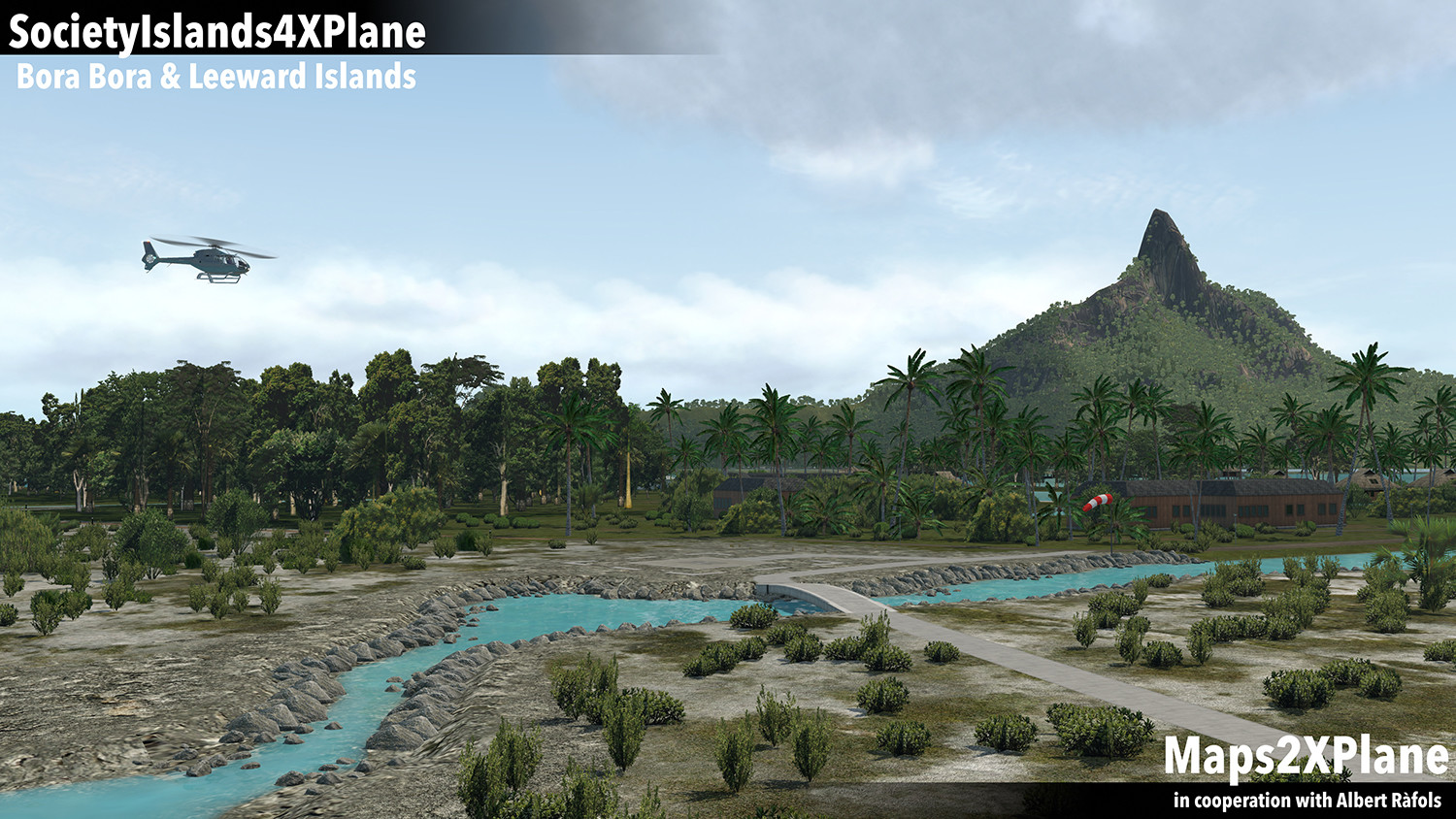X-Plane 11: Aerosoft – Society Islands XP: Bora Bora &amp; Leeward Islands
