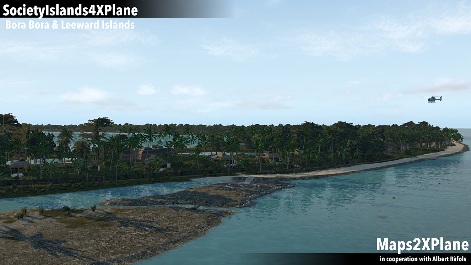 X-Plane 11: Aerosoft – Society Islands XP: Bora Bora &amp; Leeward Islands