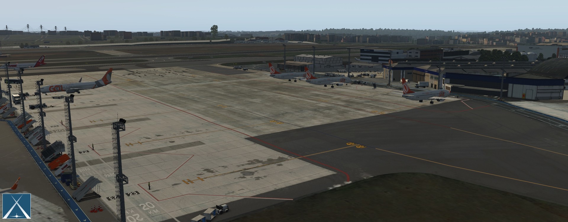 X-Plane 11: Globall Art SBSP – Congonhas Airport