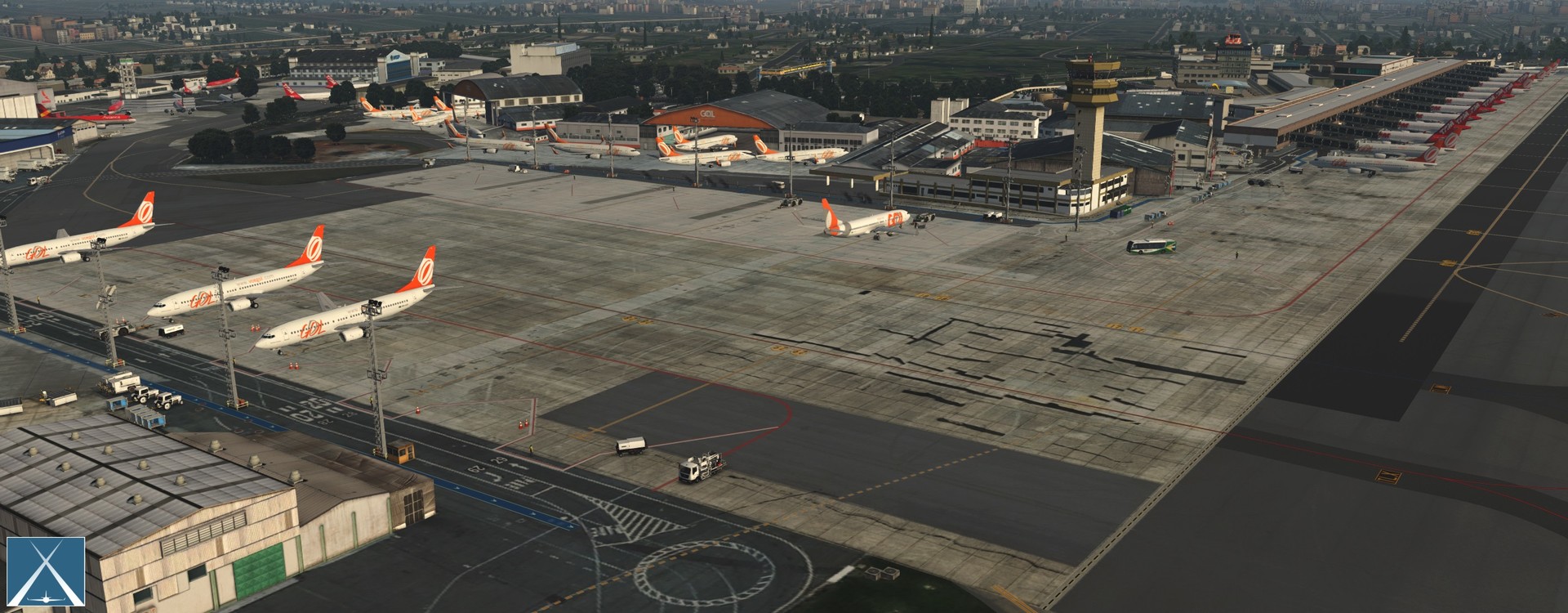 X-Plane 11: Globall Art SBSP – Congonhas Airport