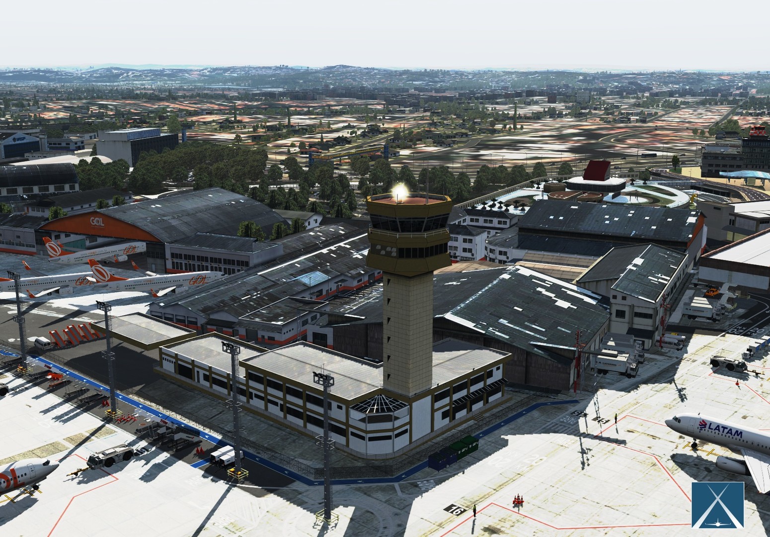 X-Plane 11: Globall Art SBSP – Congonhas Airport