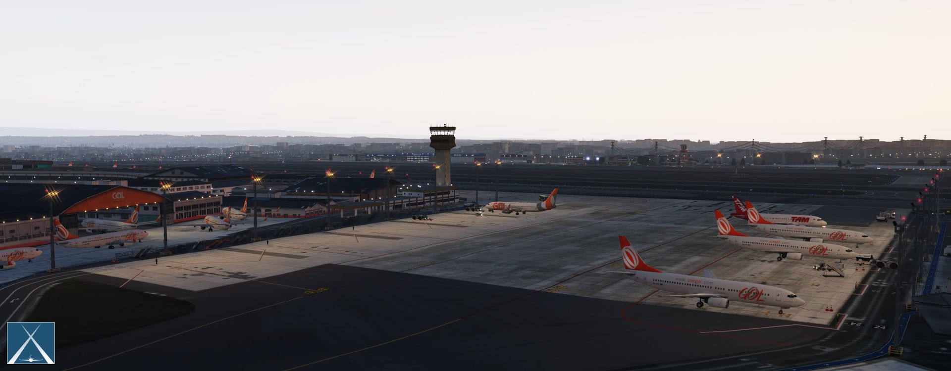 X-Plane 11: Globall Art SBSP – Congonhas Airport