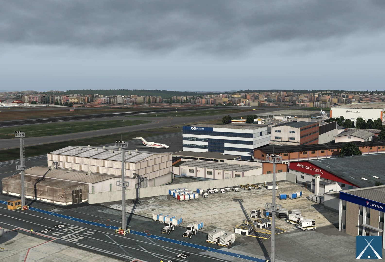 X-Plane 11: Globall Art SBSP – Congonhas Airport