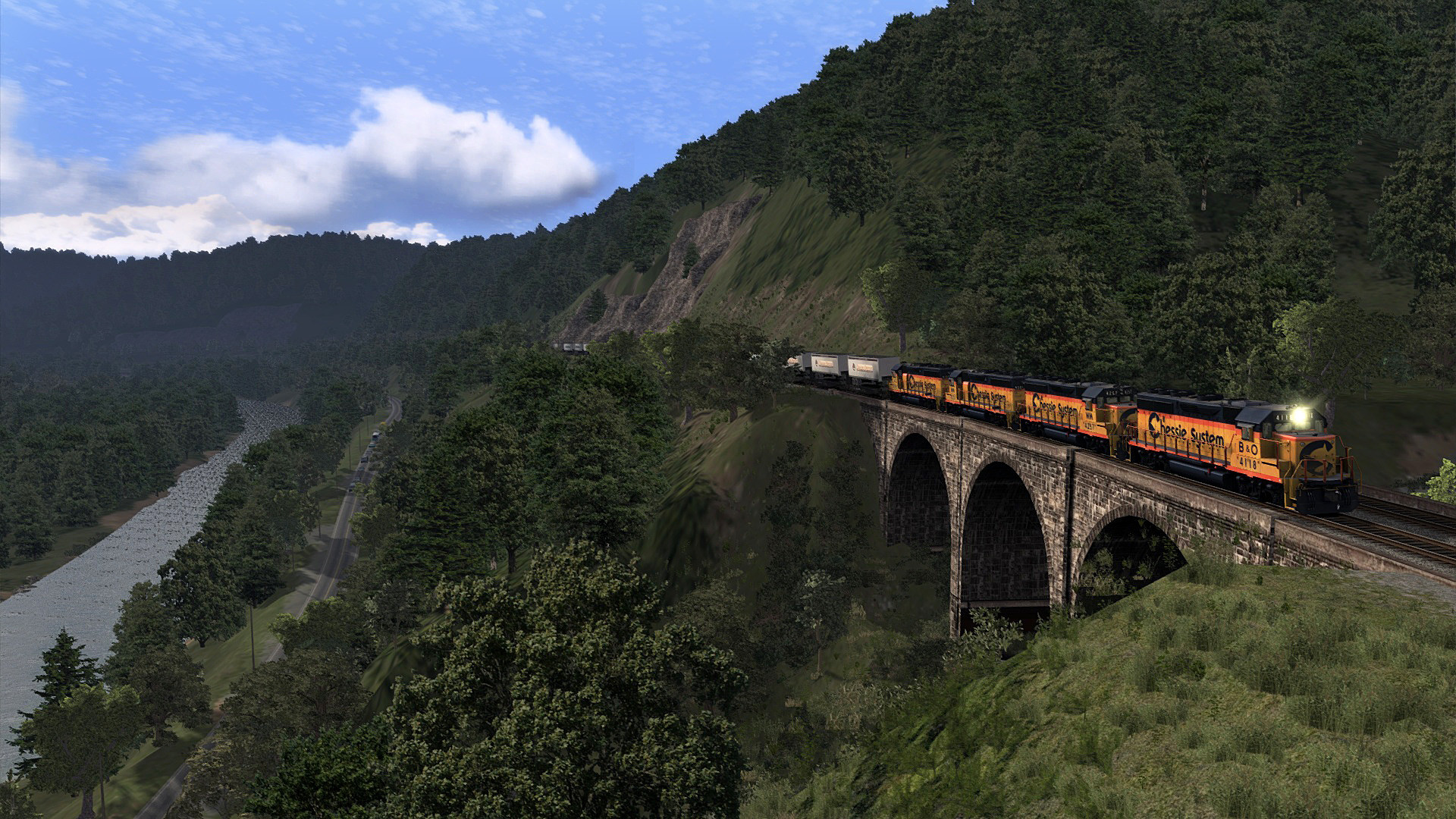 Train Simulator: B&amp;O Mountain Subdivision: Cumberland – Grafton Route
