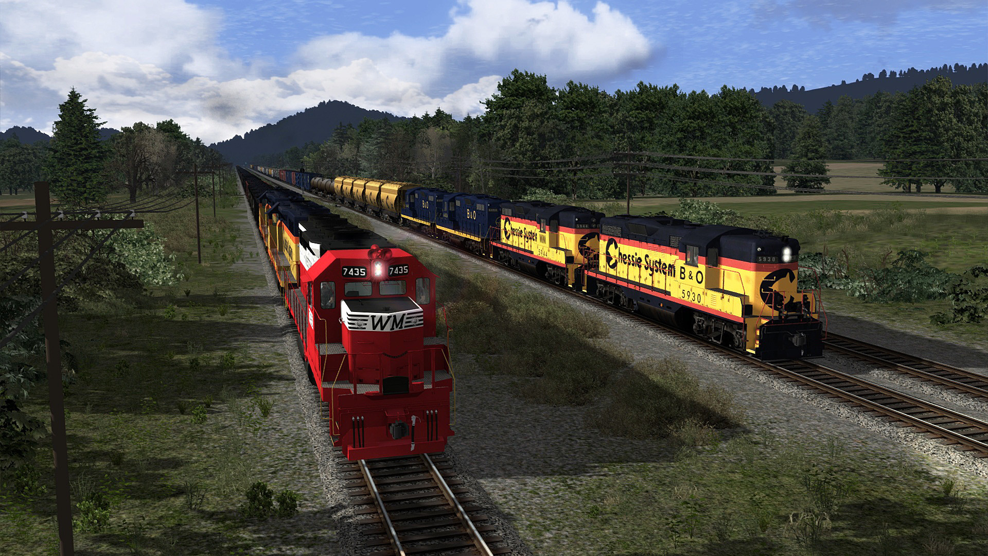 Train Simulator: B&amp;O Mountain Subdivision: Cumberland – Grafton Route