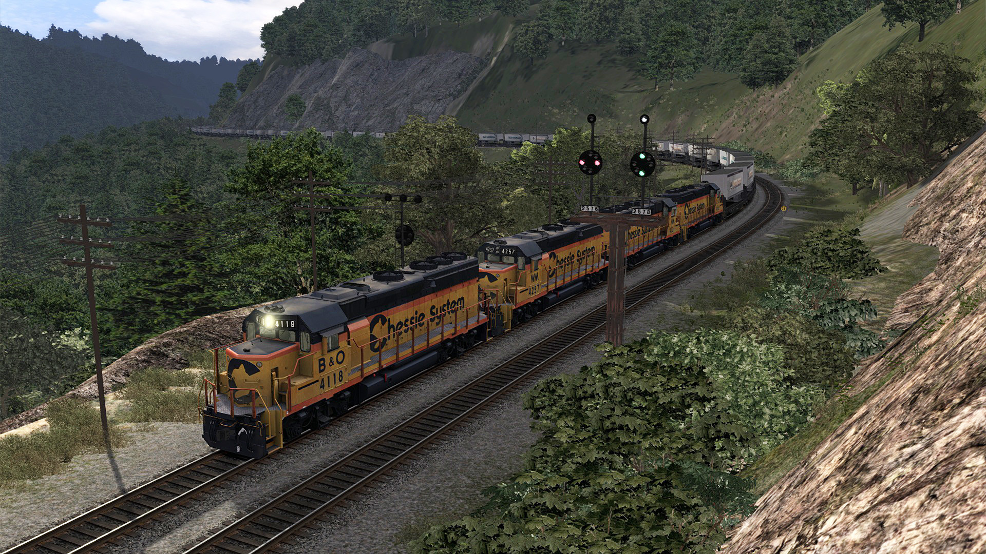 Train Simulator: B&amp;O Mountain Subdivision: Cumberland – Grafton Route