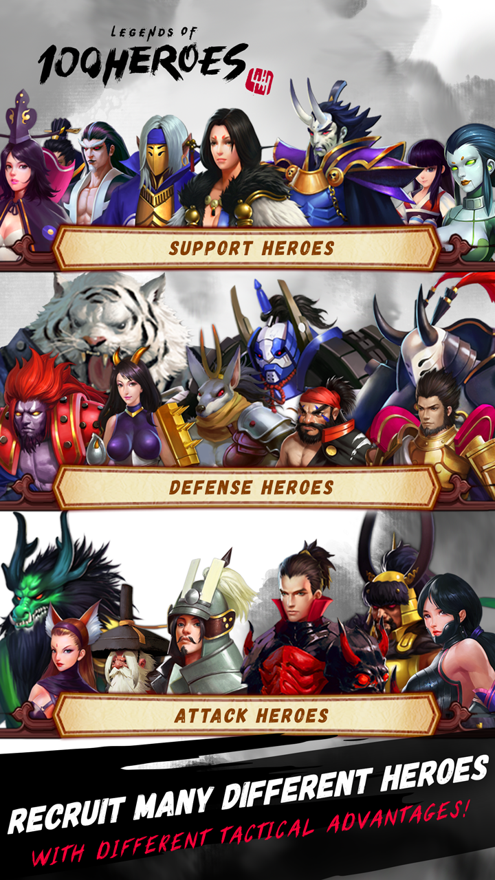 Legends of 100 Heroes