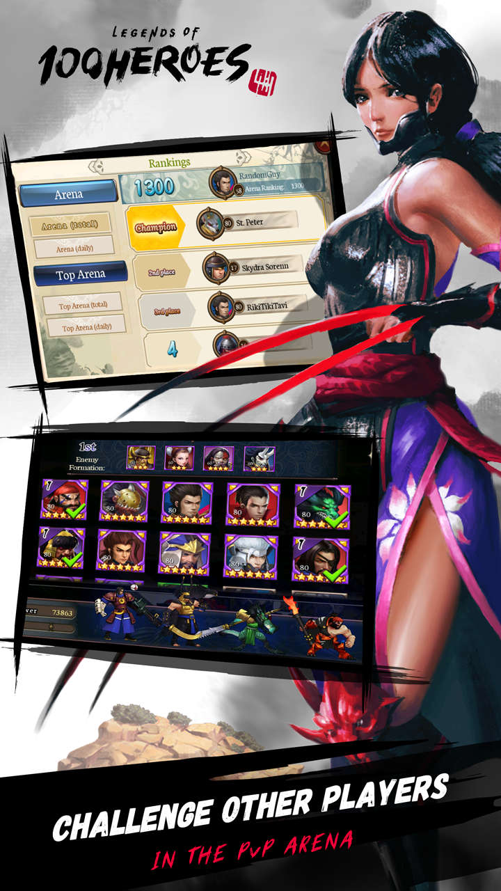 Legends of 100 Heroes