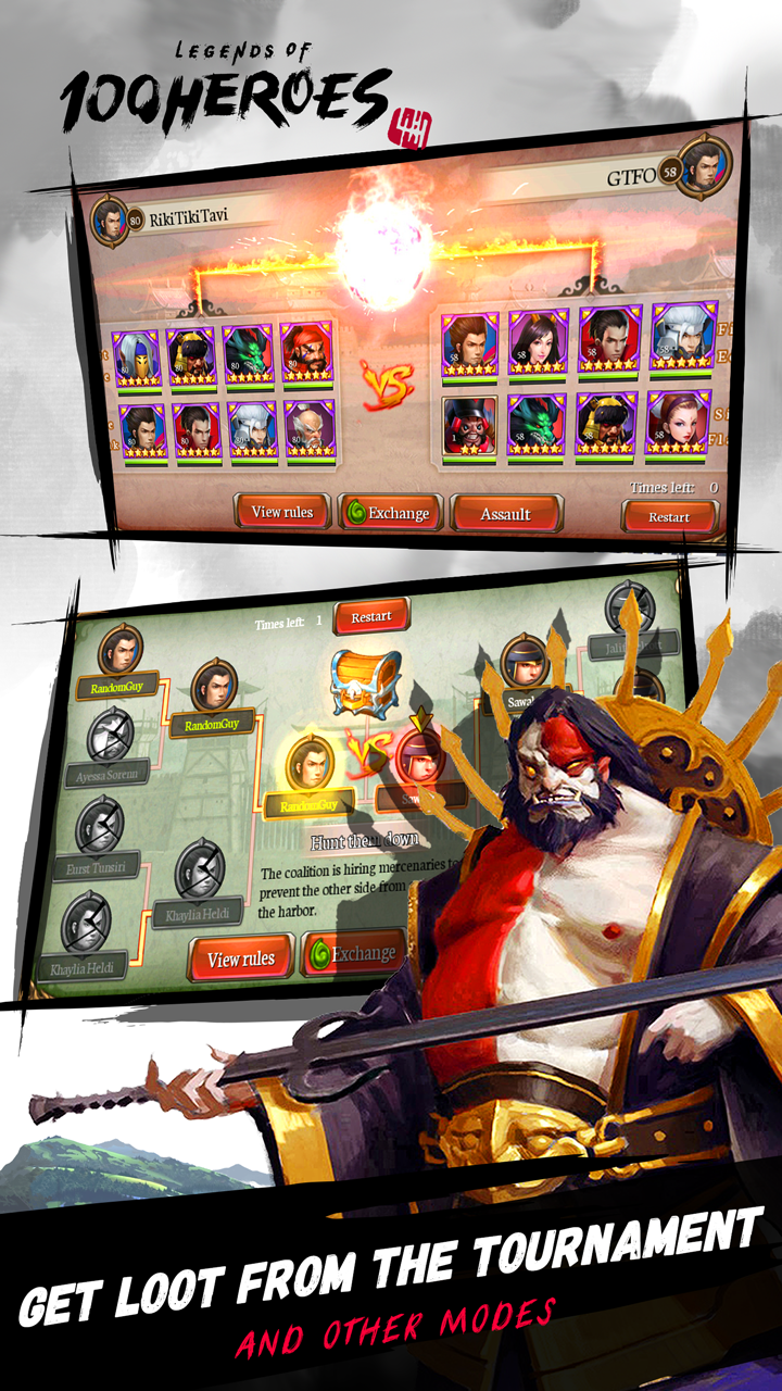 Legends of 100 Heroes