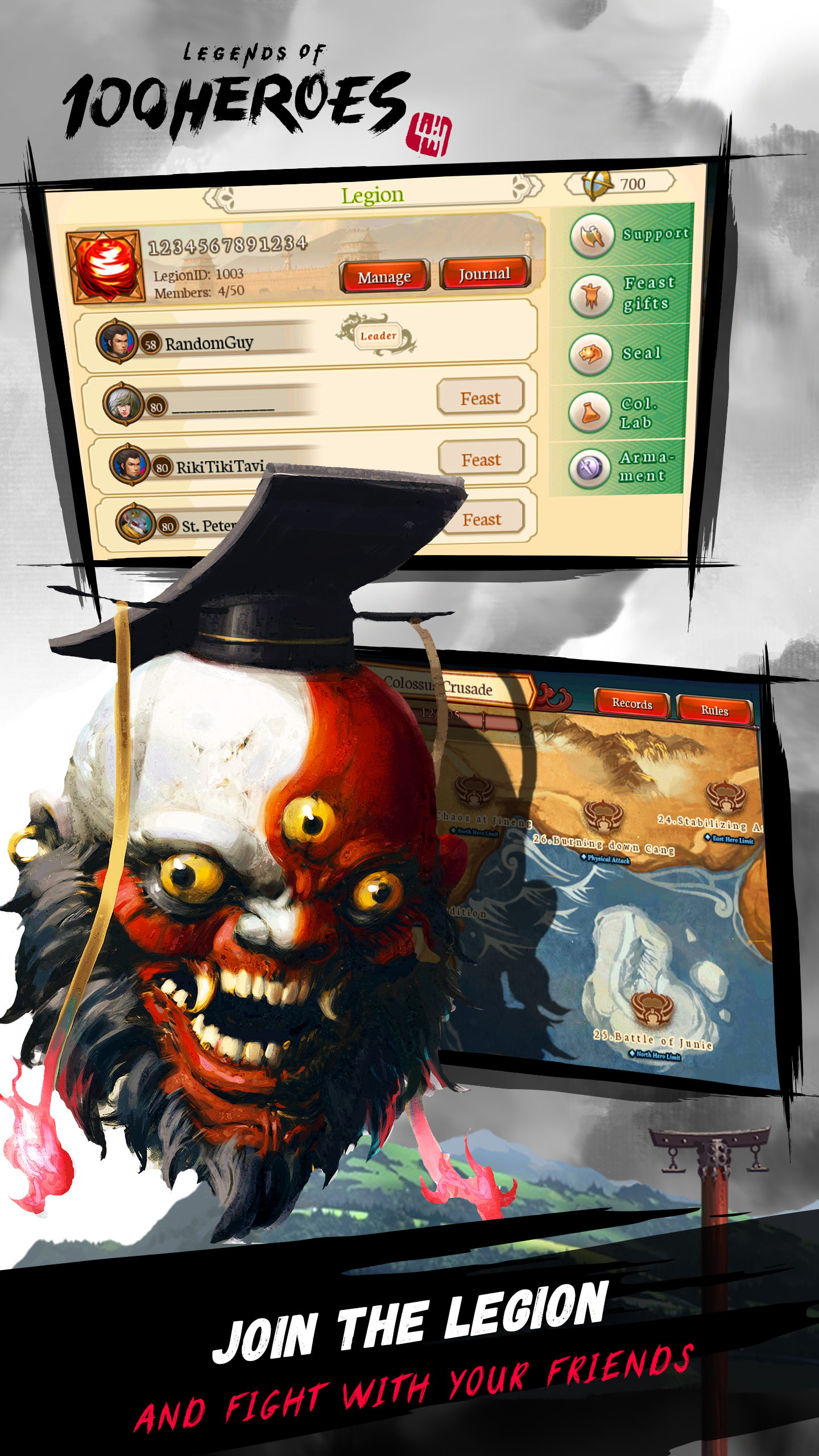 Legends of 100 Heroes