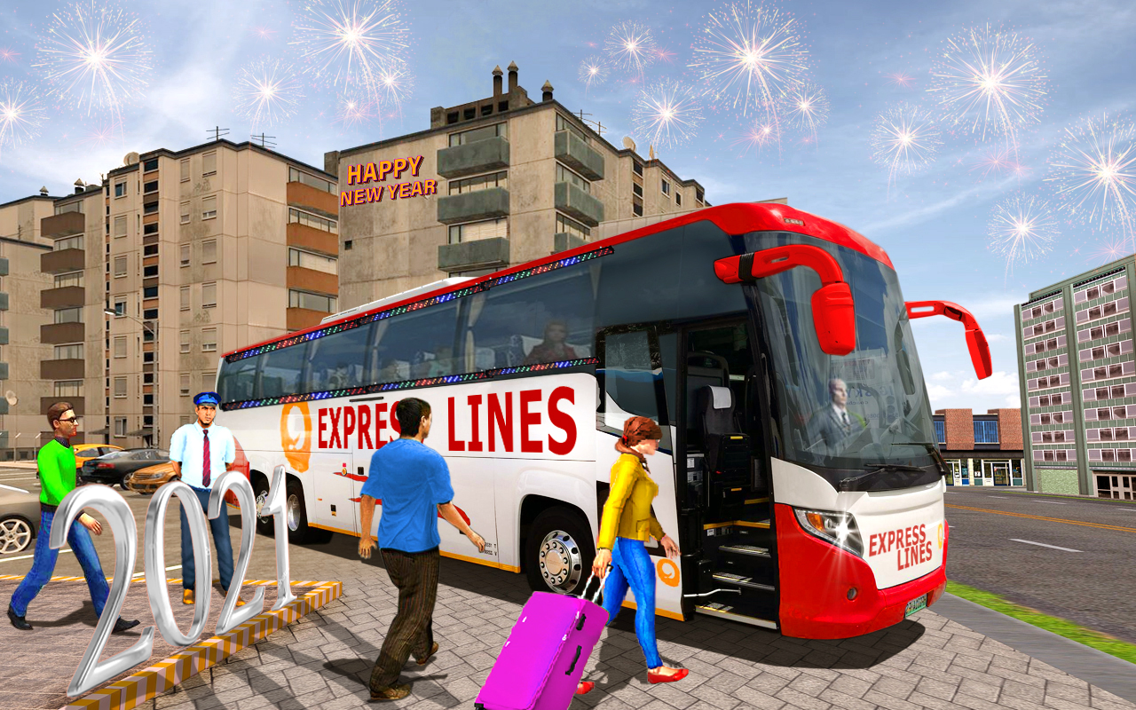 City Coach Bus Simulator: Bus Games 2021