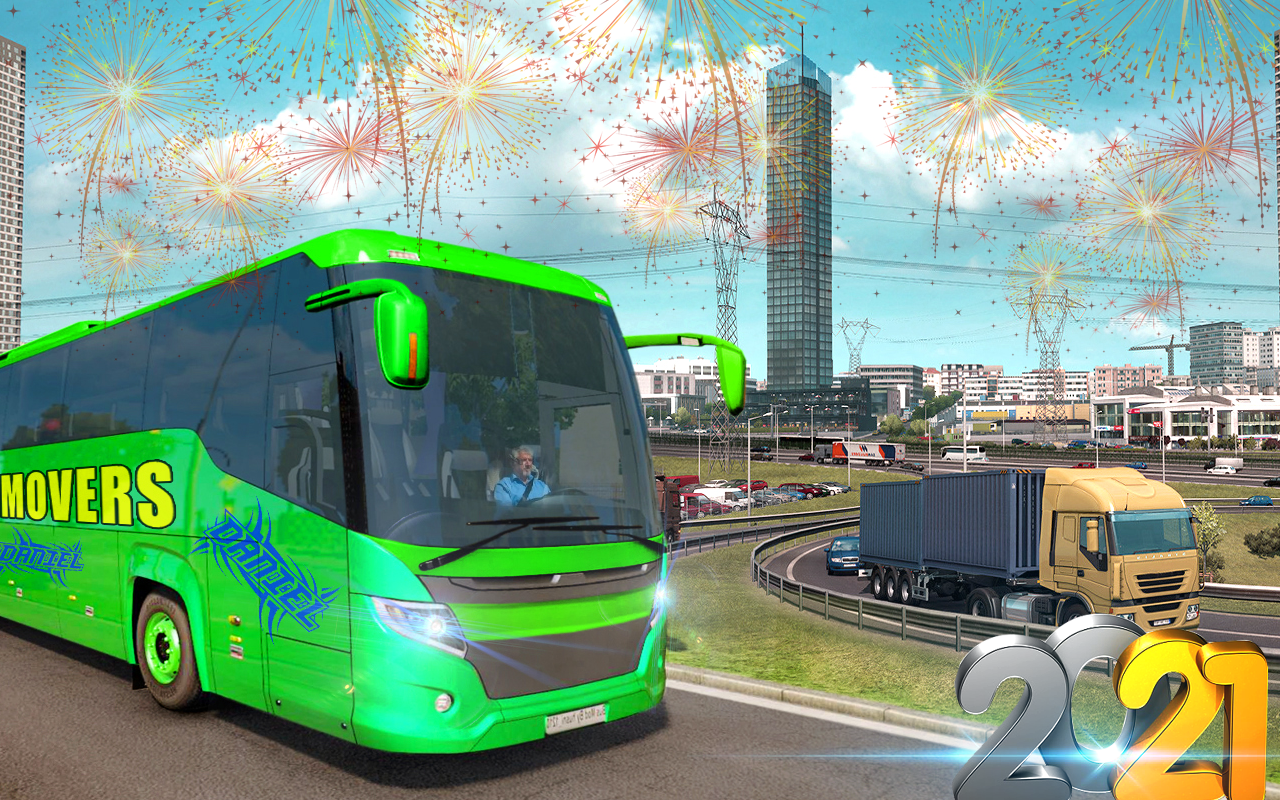 City Coach Bus Simulator: Bus Games 2021