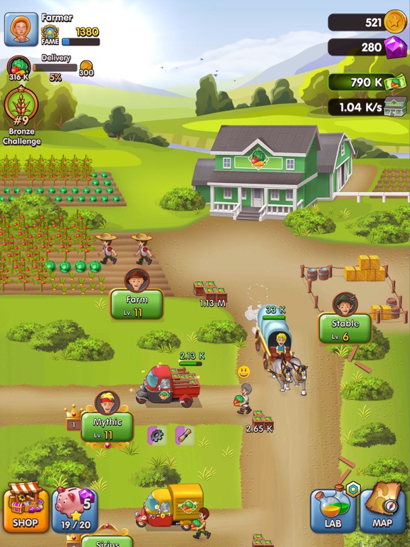 Idle Farming Tycoon Empire