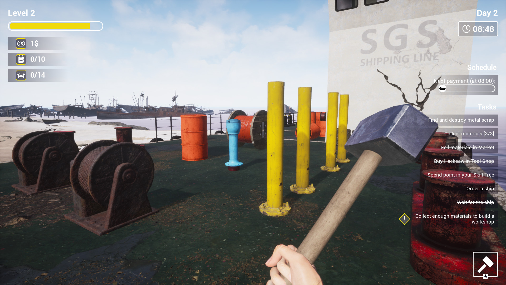 Ship Graveyard Simulator