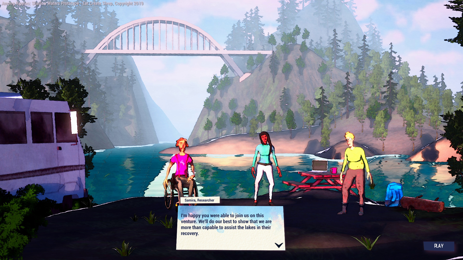 Among Ripples: Shallow Waters