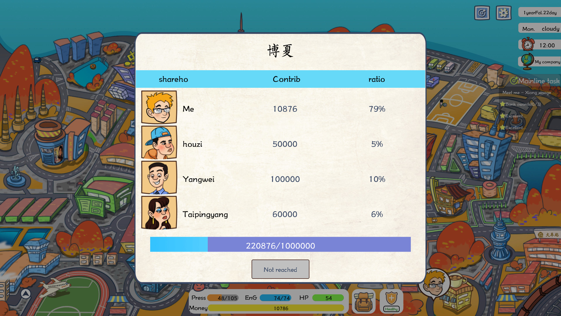 Invest Simulator: Work Stage