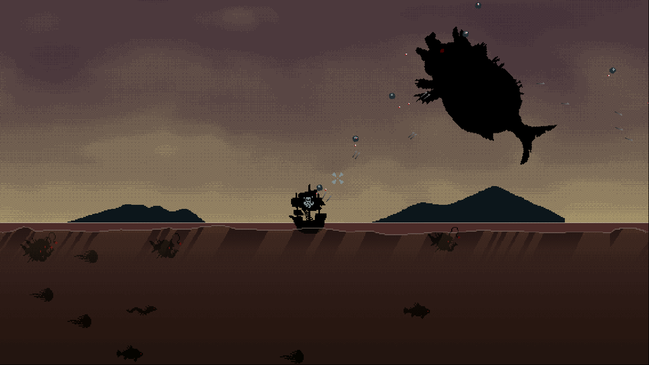 Sea Monster Attacks Hunter