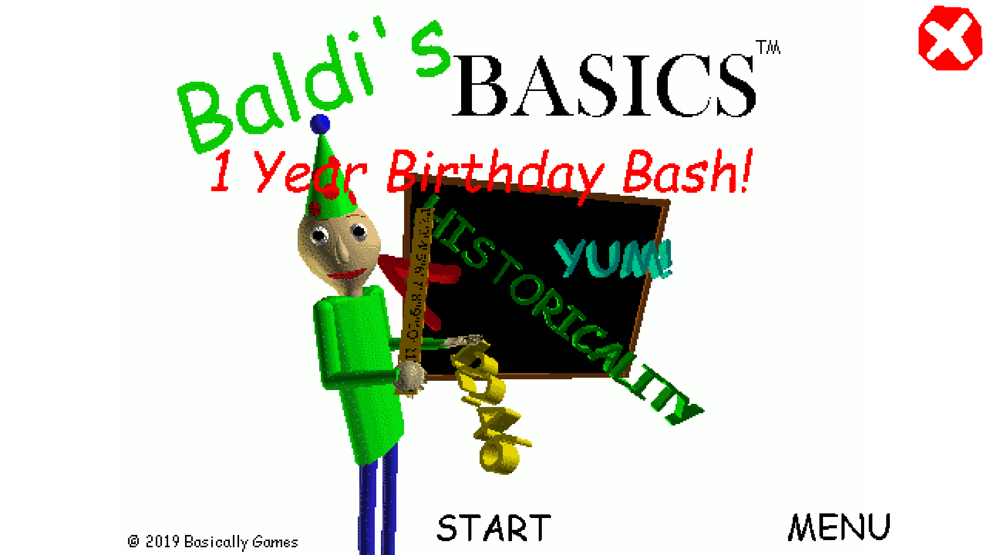 Baldi’s Basics 1 Year Birthday Bash!