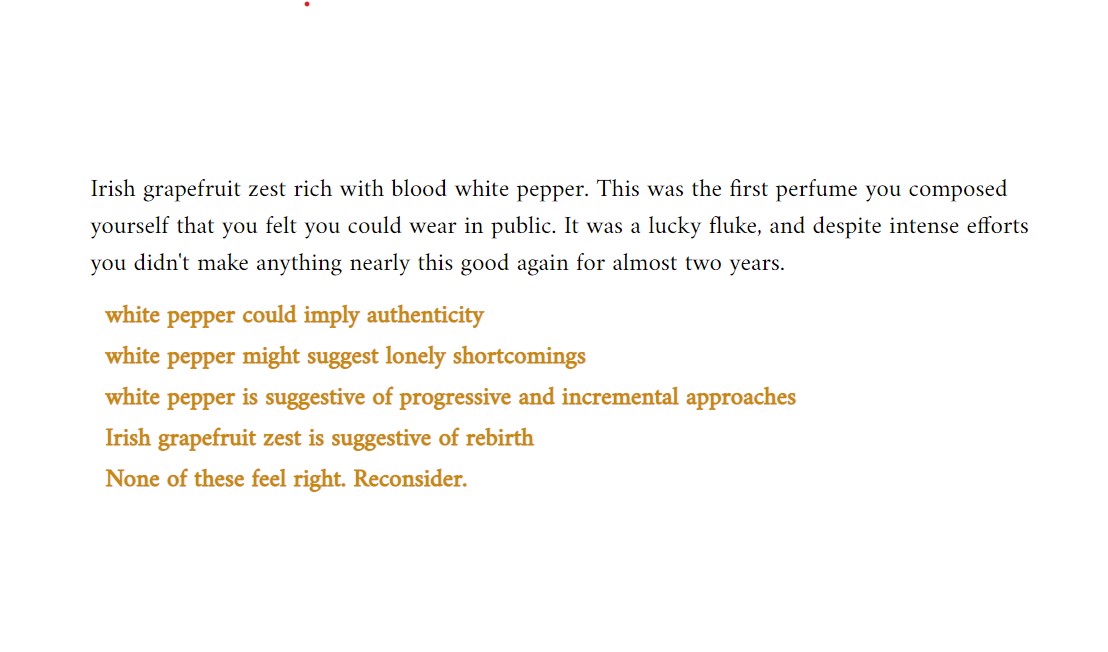 Scents &amp; Semiosis