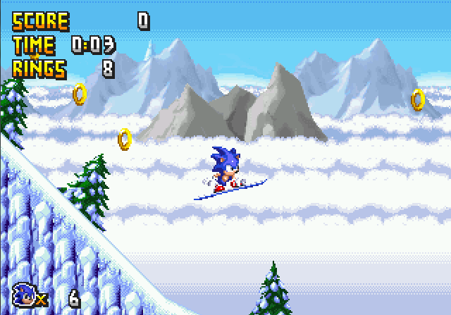 Sonic 3D in 2D