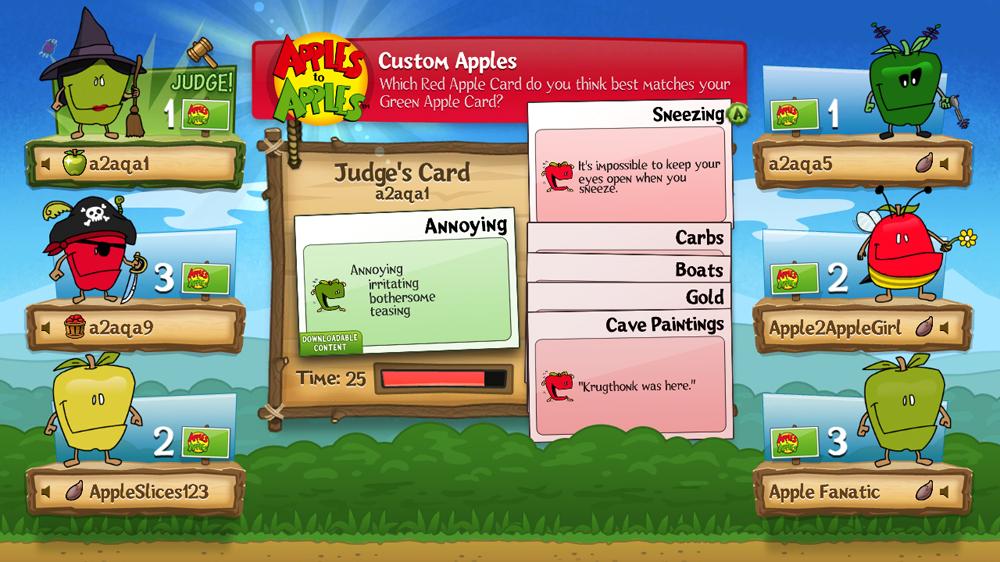 Apples to Apples