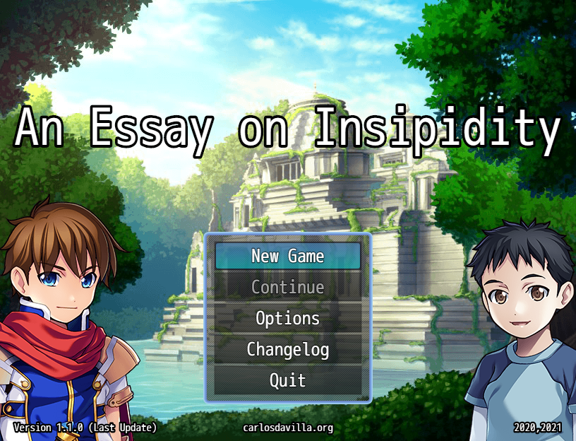 An Essay on Insipidity