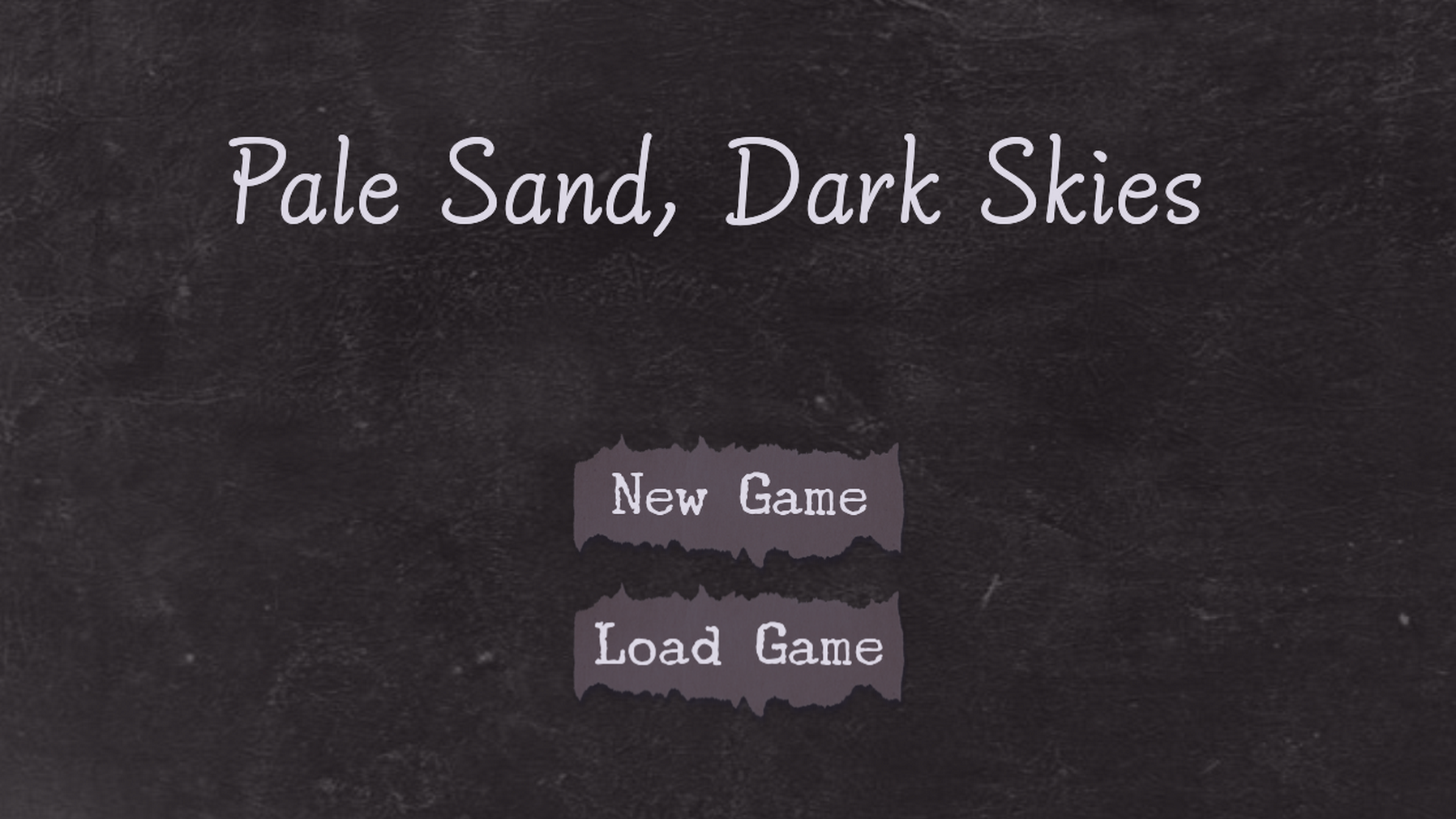 Pale Sand, Dark Skies