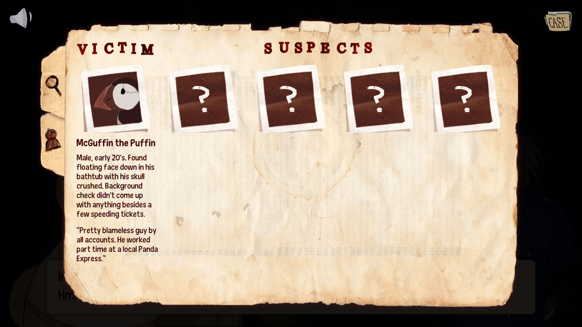 Investigator and the Case of the Unconventional Weapon