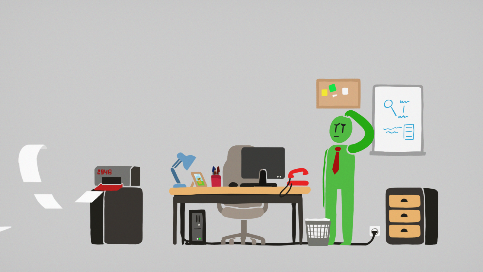 George and the Printer