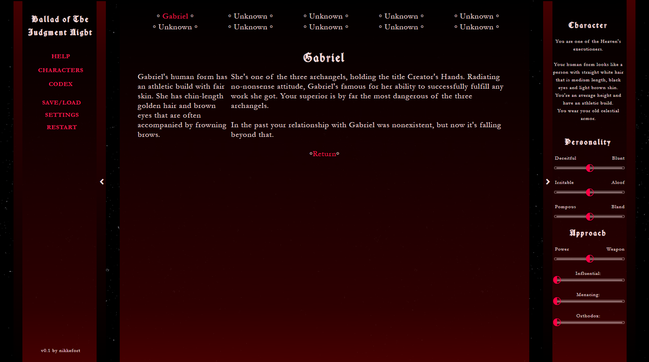 Ballad of the Judgment Night